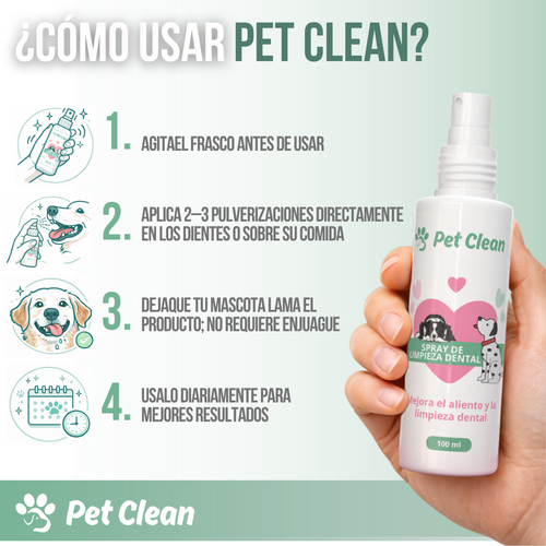 PetClean™ — Dientes Limpios, Sin Cepillo y Sin Veterinario.